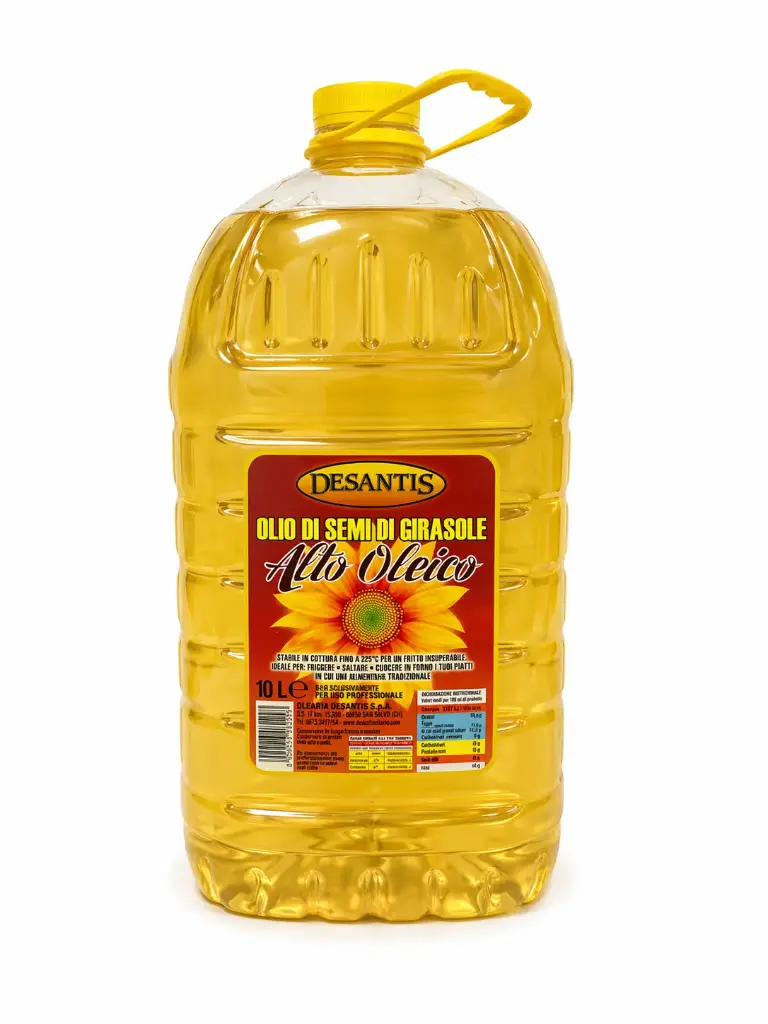 Olio di semi di girasole Alto Oleico 10L Desantis
