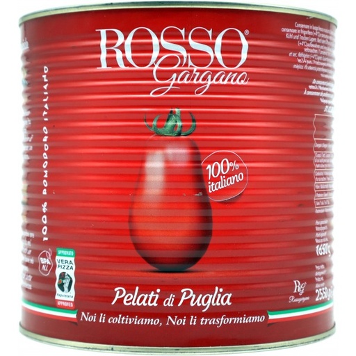 Pelati di Pomodoro Rosso Gargano 2,55 Kg Vera Pizza Napoletana