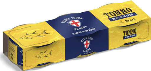 Tonno in Olio di Semi Marca Scudo 80g