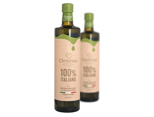 Olio extravergine di oliva 100% Italiano "Clemente" 0,75lt